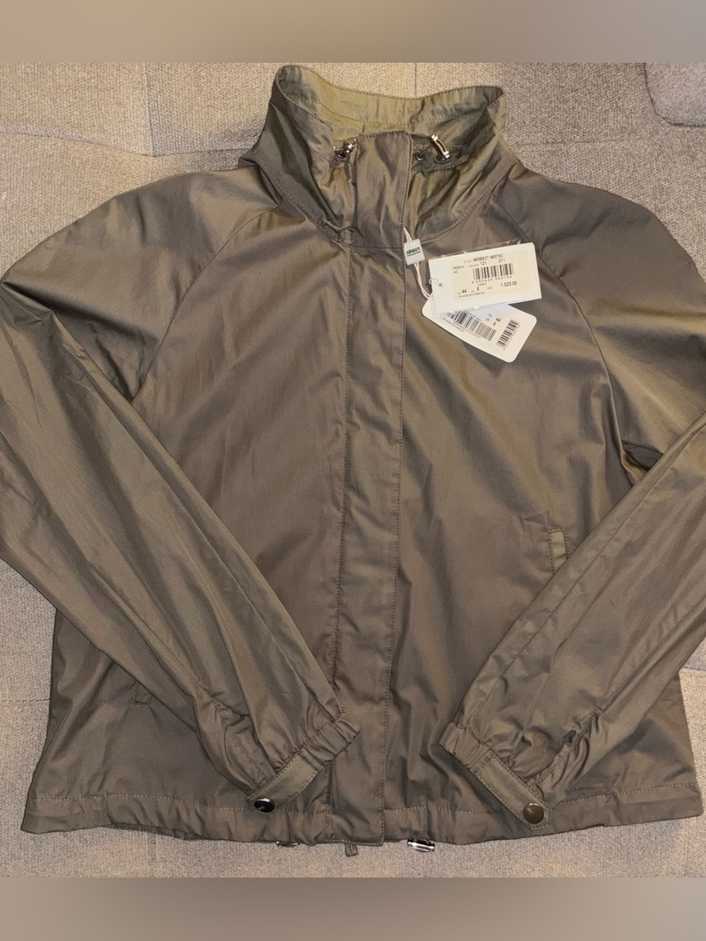 NWT Armani Collezioni Caban Jacket BlazerWomen's Size 8 Luxury Italian Outerwear